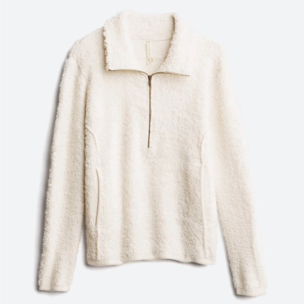 Golly Sherpa Fur Quarter Zip Pullover